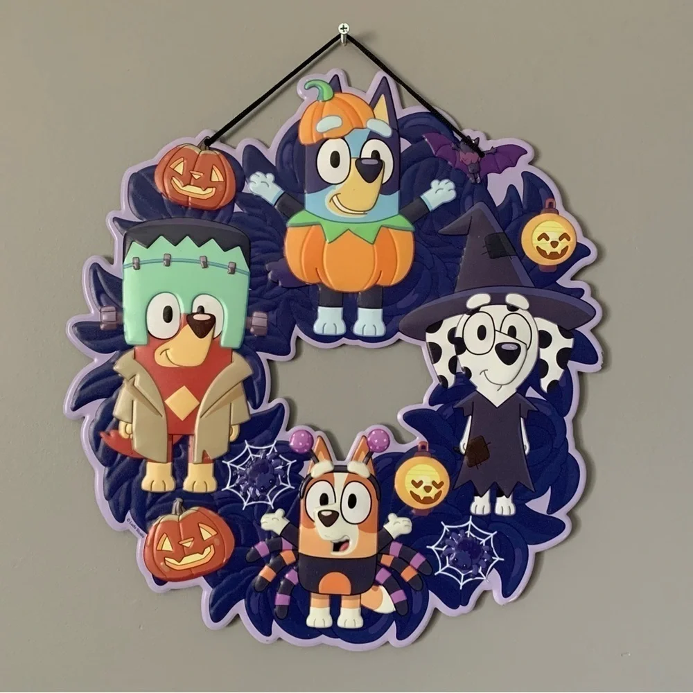 NWT. BLUEY 15” Halloween Wreath